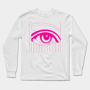 Eye And Vision Pink Long Sleeve T-Shirt